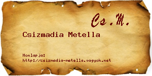 Csizmadia Metella névjegykártya